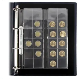 Safe Compact A4 coin sheets, 24 coins