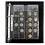 Compact A4, Sheets (4 rings) for Coins Ø 33 mm. (24 pcs.) Transp/w. black seperationsheets - dim: 210 x 255 mm.