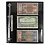 Compact A4, Feuilles (4 anneaux ) 3 compartiments (220 x 97 mm.) Transparent - dim: 240 x 305 mm.