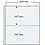 Compact A4, Feuilles (4 anneaux ) 2 compartiments (220 x 147 mm.) Transparent - dim: 240 x 305 mm.