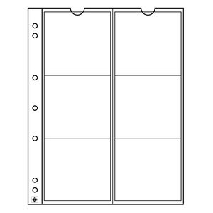 Leuchtturm, feuilles à monnaie Numis, 6 pièces
