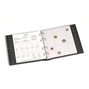 Leuchtturm, Numis, Münzen 4 Rings binder mit Kassette Blau