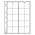 Leuchtturm, Numis, Feuilles (4 anneaux)  pour Monnaies Ø 34 mm. (20 pcs.)  Transparent - dim: 193x217 mm. ■ par 5 pcs.