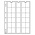 Leuchtturm, Numis, Blätter (4 Ringe)  für Münzen Ø 25 mm. (30 Stk.)  Transparent - Abm: 193x217 mm. ■ pro 5 Stk.