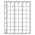 Leuchtturm, Numis, Blätter (4 Ringe)  für Münzen Ø 17 mm. (48 Stk.)  Transparent - Abm: 193x217 mm. ■ pro 5 Stk.