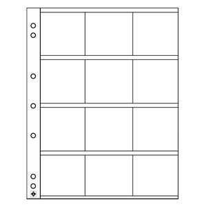Leuchtturm, feuilles à monnaie Numis,  Étuis à monnaie 50x50 mm.