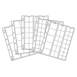 Leuchtturm, Numis zusatsblätter,  Sortiment der Blätter