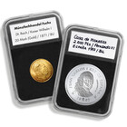Coin Capsules, Slab - Internal Ø 16 mm.  - QUICKSLAB ■ per 5 pcs.
