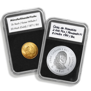 Coin Capsules Slab - suitable for coins Ø 17 mm. - QUICKSLAB