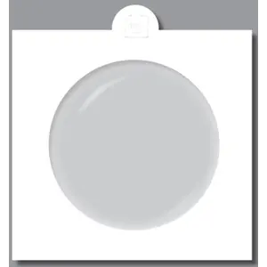 Munthouders (67x67 mm.) Zelfklevend - 40 mm. Wit