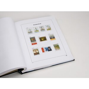 Voordrukblad N°: 244b - België - Album ZUB I - blad voor Zegels uit Blokken (1b) - Jaar: 2001 - Davo, DeLuxe