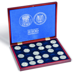 Presentation case, Volterra Uno - for 20 Euro coins in capsules (30 pcs.)