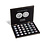 Presentation case, Volterra Uno - for Coins - Klimazonen der Erde, 5 Euro coins in capsules (30 pcs.)
