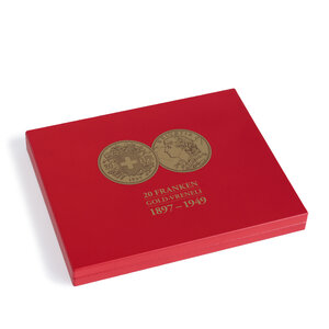 Presentation case, Volterra Uno - for Coins - Verneli, 20CHF, Gold in capsules (28 pc.)