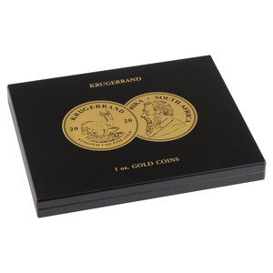 Presentation case, Volterra Uno - for Coins - Krügerrand, 1 oz Gold in capsules (30 pcs.)