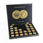 Leuchtturm, Presentation case, Volterra Uno - for Coins - Maple Leaf, 1 oz Gold in capsules (30 pcs.)  Black - dim: 305x245x30 mm. ■ per pc.