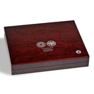 Presentation case, Volterra Trio - for German 10 Mark coins (1972-01)