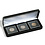 Coin Box , Nobile - for Coin capsules 50 x 50 mm. ( 3 pcs.) Black - dim: 180 x 65 x 26 mm.