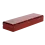 Coin Box , Elegance, Long - Moldable foam - suitable up to Max 230 x 57 mm. Mahogany color with blue interior - dim: 250 x 75 x 37 mm.