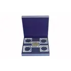 Safe, Luxus, Coin box,  Maxi - Moldable foam - Blue - dim: 160x160x35 mm. ■ per pc.