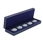 Safe, Luxus, Coin box, Long - Moldable foam - Blue - dim: 242x67x35 mm. ■ per pc.