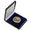 Safe, Coin box, HS - for Coins Ø 15 mm.  Dark blue plastic - dim: 67x70x12 mm. ■ per pc.
