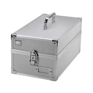 Case, Alu.MK - suitable for: PP Coin Sets - with handle - dim: 185 x 365 x 160 mm.
