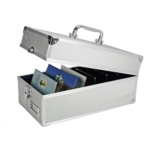 Case, Alu.MK - suitable for: PP Coin Sets - with handle - dim: 185 x 365 x 160 mm.
