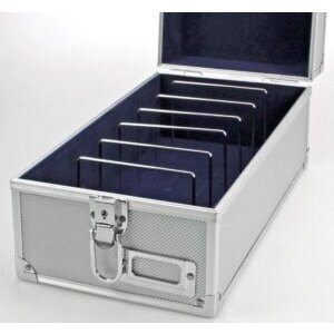 Case, Alu.MK - suitable for: PP Coin Sets - with handle - dim: 185 x 365 x 160 mm.