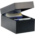 Safe, Opbergbox, Black - voor PP muntensets 160x100 mm. (20 st.)  Zwart - afm: 295x210x190 mm. ■ per st.