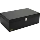 Safe, Opbergbox, Black - voor Munten etuis 70x70x27 mm. (20 st.)  Zwart - afm: 335x156x105 mm. ■ per st.