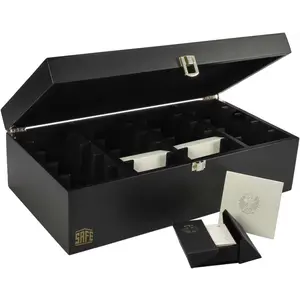 Archive Box , Black - for Coin Box 90 x 90 x 30 mm. (20 pcs.) Black - dim: 415 x 225 x 140 mm.