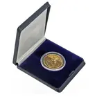 Safe, Coin box, HS - for Coins Ø 23 mm.  Dark blue plastic - dim: 67x70x12 mm. ■ per pc.