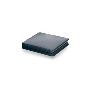 Coin Box , HS - for Coins Ø 33 mm. Dark blue plastic - dim: 67 x 70 x 12 mm.