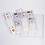 ENCAP, Sheets (4 rings) for Slabs capsules 60 x 85 mm. (9 pcs.) Transparent - dim: 240 x 282 mm.