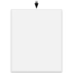 Beschermhoes - Open korte zijde - Transparant - afm: 168 x 108 mm.