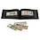 Classic, Album (bound) for Banknotes (195 x 130 mm.) with 50 sheets - Black - dim: 215 x 150 x 58 mm.