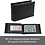Classic, Album (bound) for Banknotes (195 x 130 mm.) with 50 sheets - Black - dim: 215 x 150 x 58 mm.