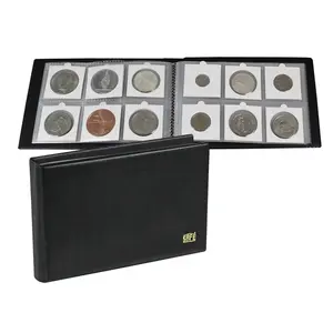 Safe Coin collection album compact, 72 x 50x50 mm.