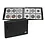 Pocket size, Album (bound) for Coin holders 50 x 50 mm. (72 pc.) 12 sheets - Black - dim: 190 x 135 x 25 mm.