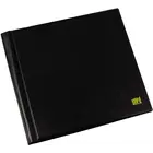 Safe, Album (relié)  pour Monnaies Ø 38 mm. (192 pcs.)  12 feuilles - Noir - dim: 200x200x15 mm. ■ par pc.