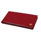 Safe, Zakformaat, Album (gebonden)  voor Munten Ø 40 mm. (80 st.)  10 bladen - Rood - afm: 210x105x25 mm. ■ per st.