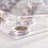 ENCAP, Sheets (4 rings) for coins Ø 36-37 mm. (24 pcs.) Transparent - dim: 240 x 282 mm.