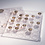 ENCAP, Sheets (4 rings) for coins Ø 40-41 mm. (20 pcs.) Transparent - dim: 240 x 282 mm.
