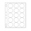 ENCAP, Sheets (4 rings) for coins Ø 46-47 mm. (12 pcs.) Transparent - dim: 240 x 282 mm.