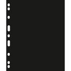 Leuchtturm, Feuilles de séparation - modèle: GRANDE (4 anneaux) Noir - dim: 240x282 mm. ■ par 5 pcs.