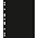 Leuchtturm, Trennblätter - modell: GRANDE (4 Ringe) Schwarz - Abm: 240x282 mm. ■ pro 5 Stk.