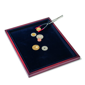 Travail - Tableau de présentation, Butler - dim: 305 x 243 x 18 mm.