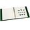 Album Excellent (DE), incl. cassette en zonder bladen - Groen - 13 Rings - Afm: 305 x 317 x 50 mm