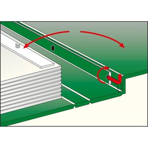 Album Perfect (DP), exkl. Blätter und ohne Schutzkassette - Schwarz - Drehstab - Abm: 305 x 317 x 60 mm